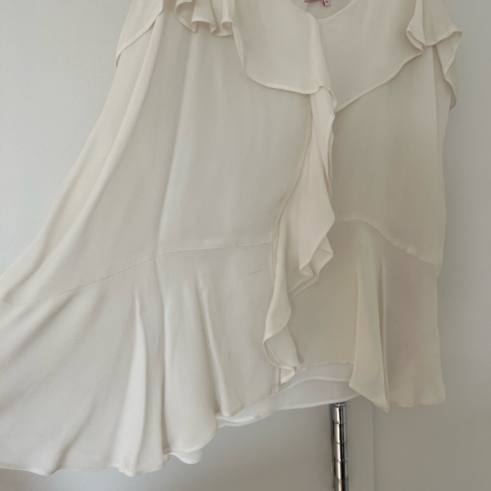 Parker Ruffle Silk Cami - Picture 3 of 5